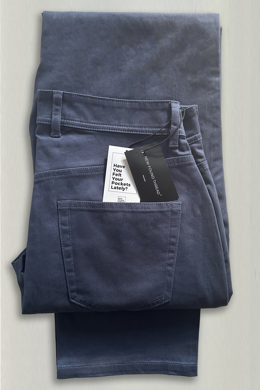 Navy <br> 5 Pocket Pants